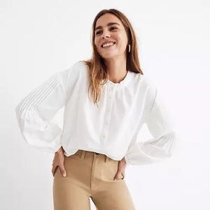 Pintuck blouse
